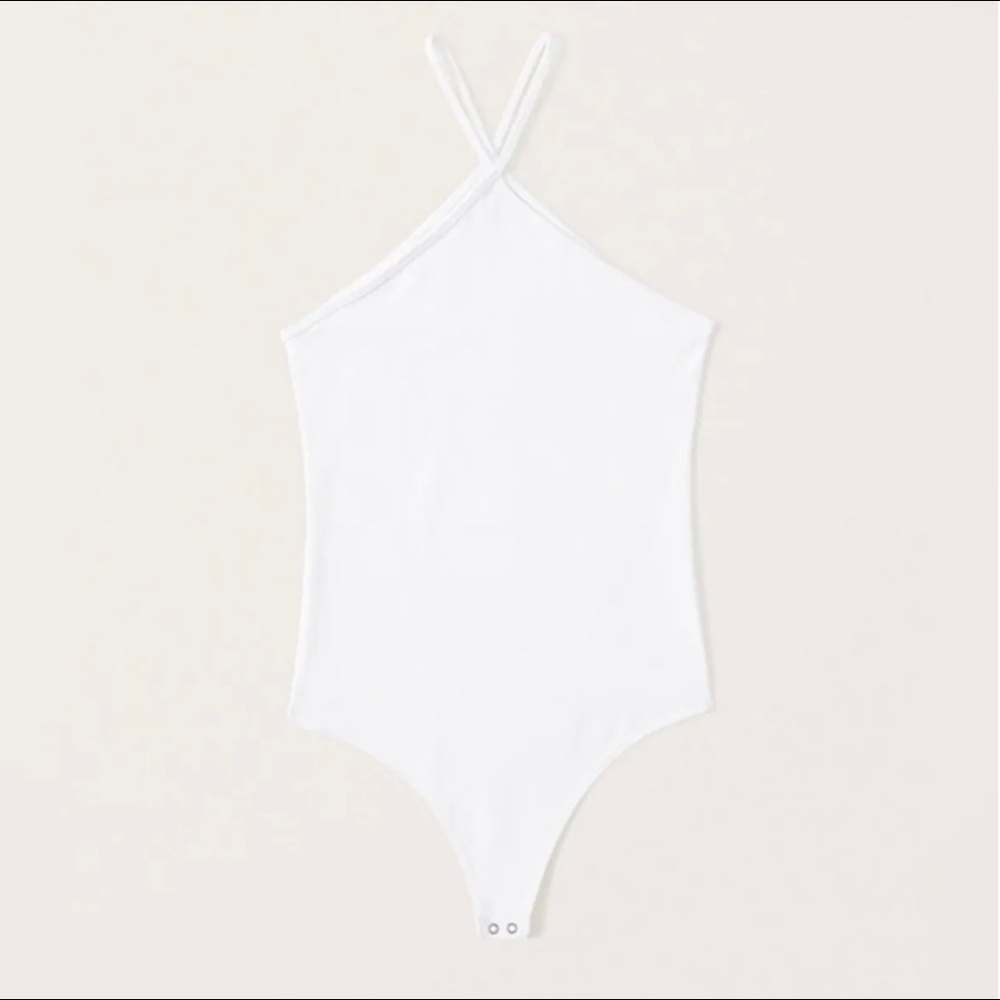 Abercrombie Seamless Fabric Halter Bodysuit